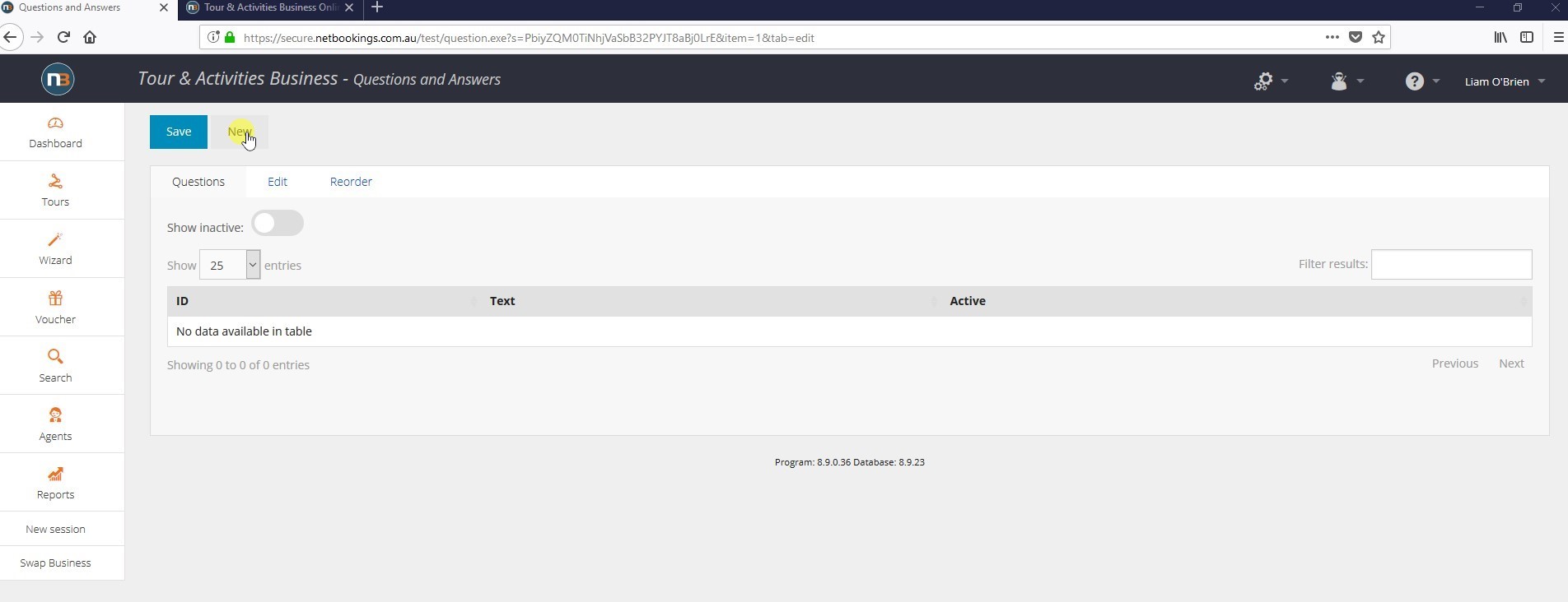 Click 'New' Click 'New'