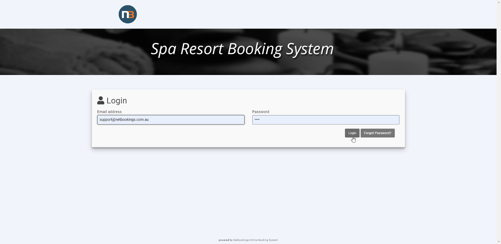 MyAccount guest login Help Files Netbookings